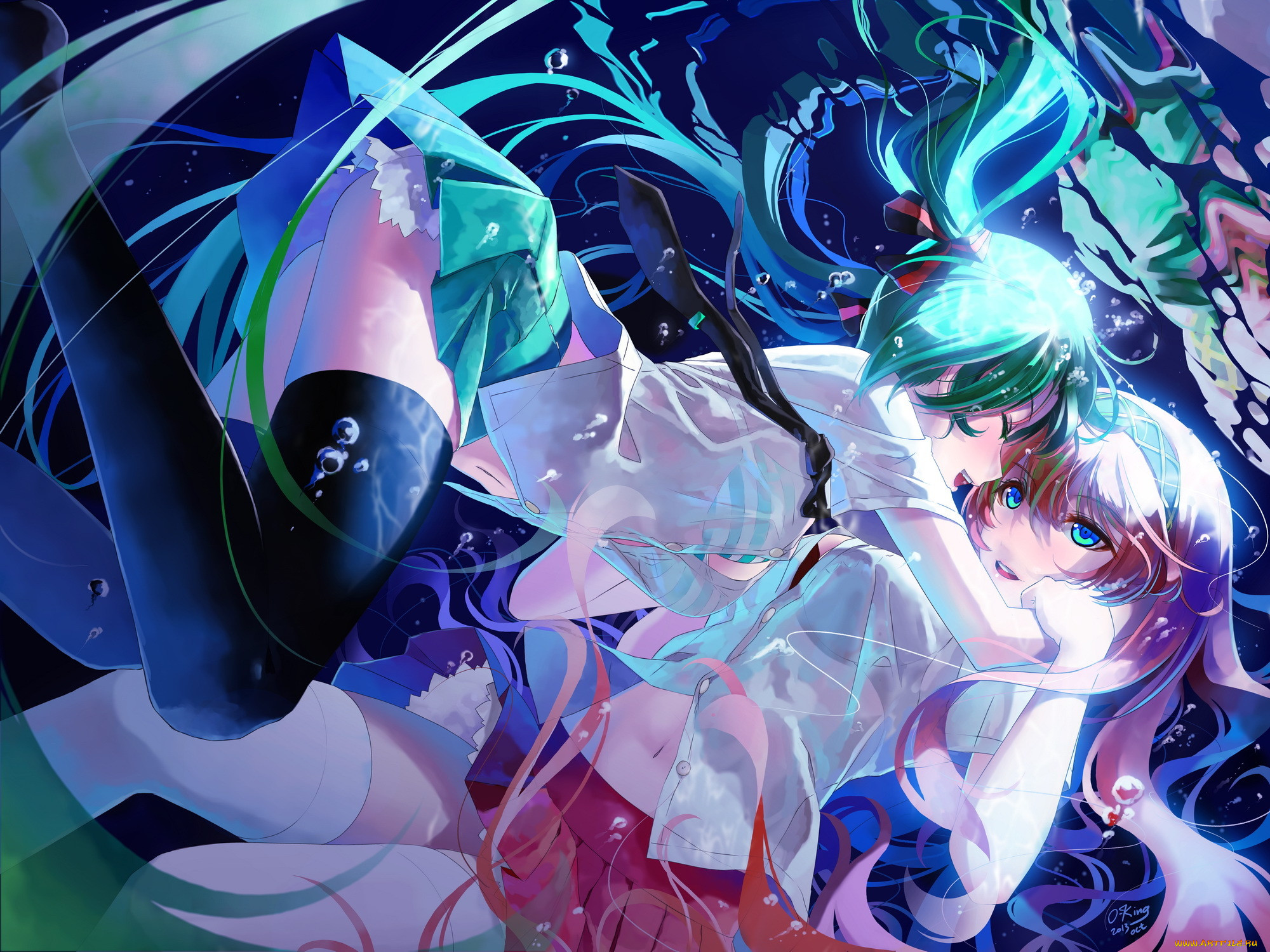 vocaloid, , , okingjo, hatsune, mik, megurine, luka, , , , , , 